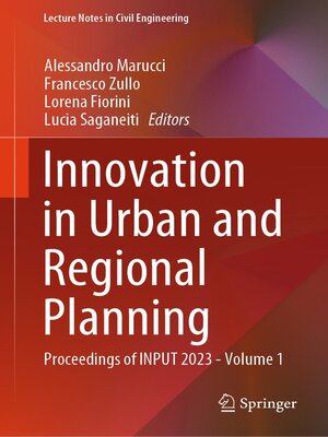 cover image of Innovation in Urban and Regional Planning